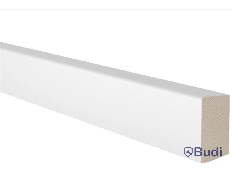 20 st. Salningslist Furu 21X43MM Vit L: 4400 mm, 63997805