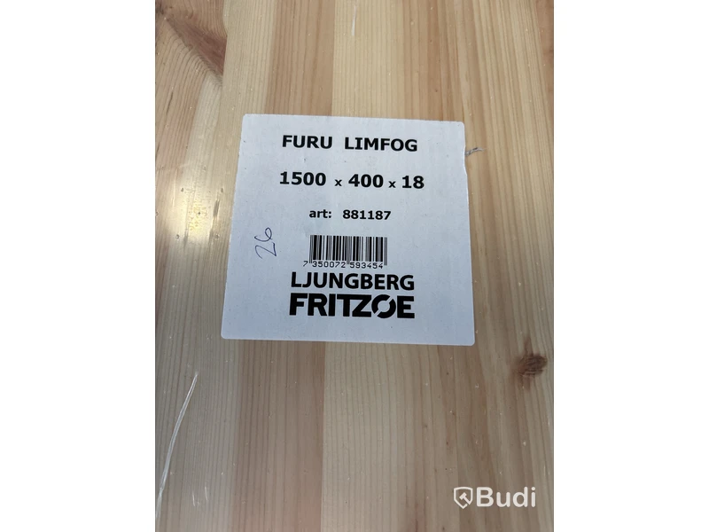 Träskivor Limfog, Furu, olika storlekar, 555929