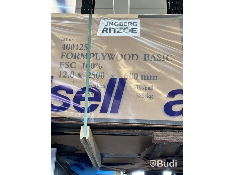130 st. Formplywood, Basic Twin, 12X2500X600MM, 555764