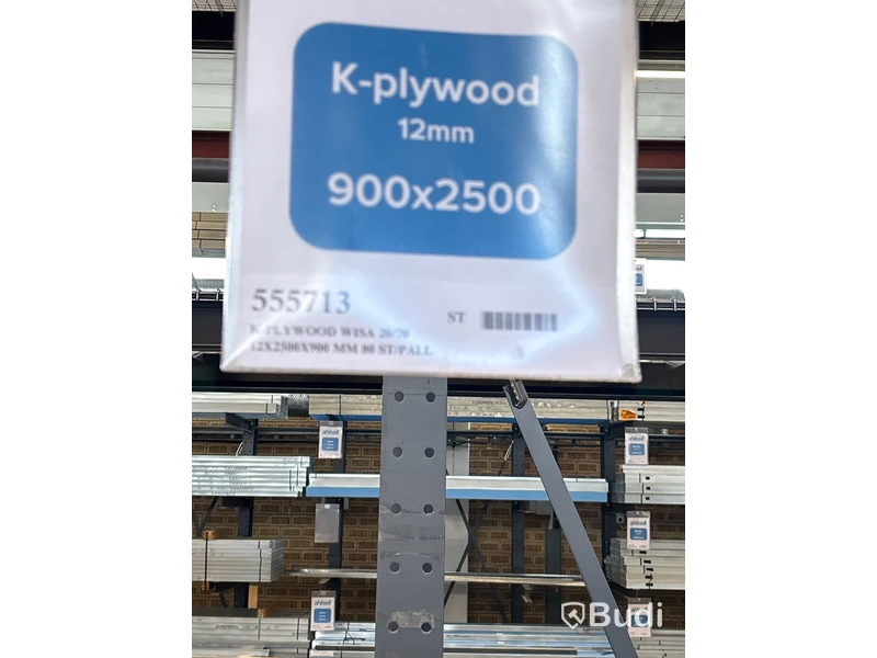 35 st. Konstruktionsplywood, Wisa-Spruce 20/70, 12X2500X900, 555713