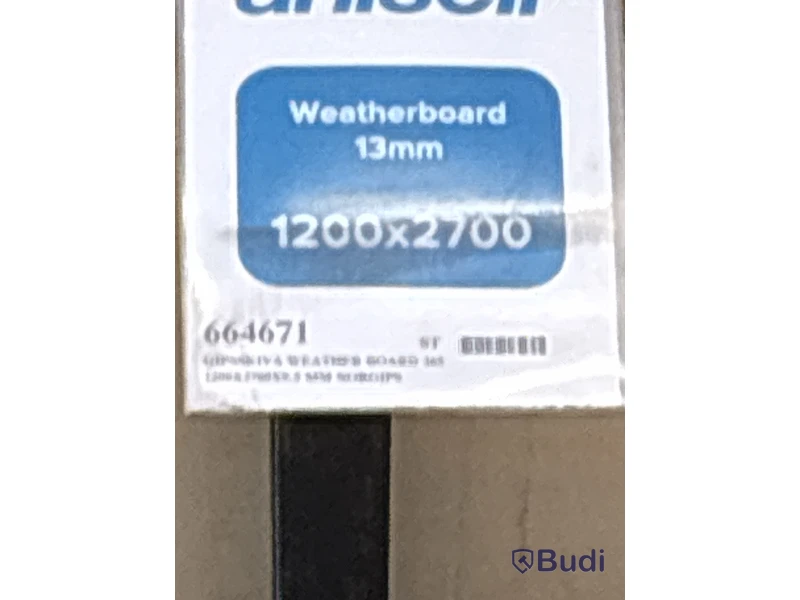 15 st. Gipsskiva Norgips Weatherboard, 1200X2700X9.5 MM, 664671