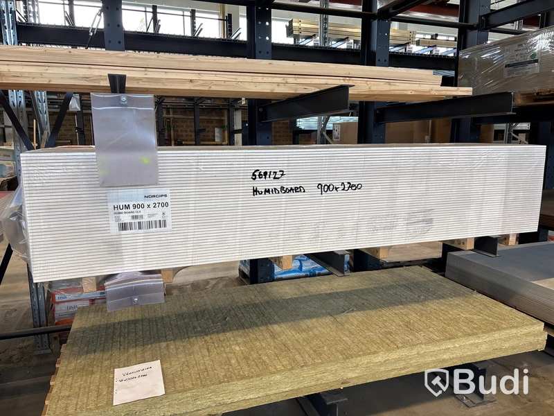 40 st. Våtrumsskiva Norgips Humidboard, 12.5X900X2700, 569127