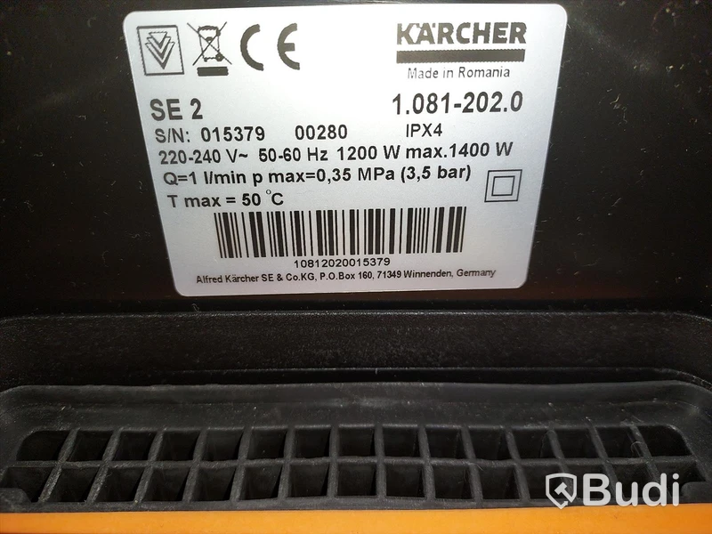 Kärscher matt/textilvårdsmaskin dammsugare
