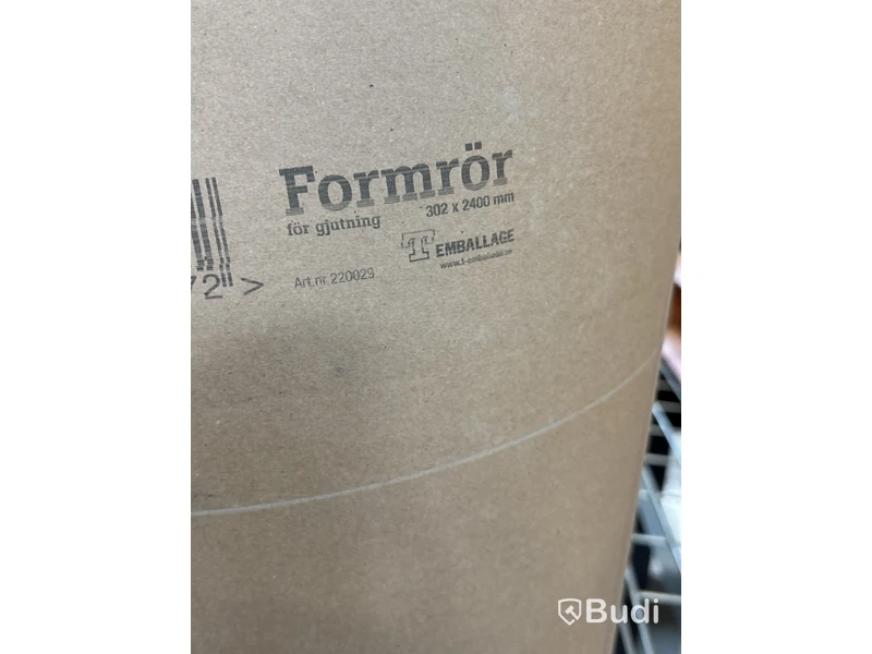4 st. Formrör, olika storlekar