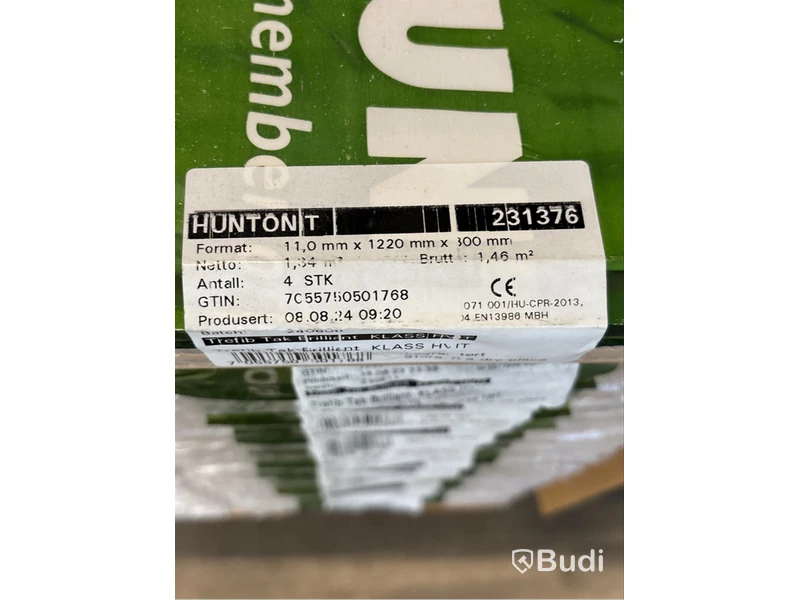 29 st. Innertak, Huntonit Brilliant, 11X300X1220 MM, 555834