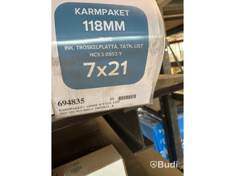 7 st. +Karm Swedoor, 7X21-118, 694835