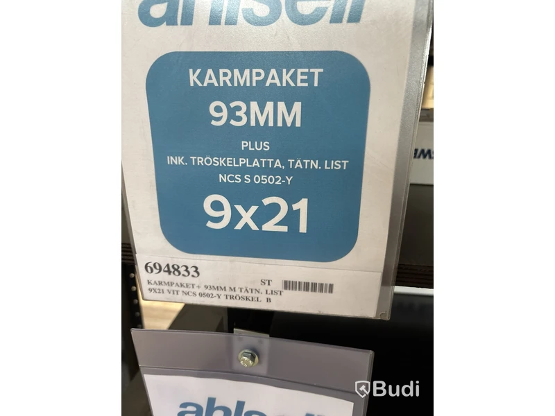 6 st. +Karm Swedoor, 9X21-93, 694833
