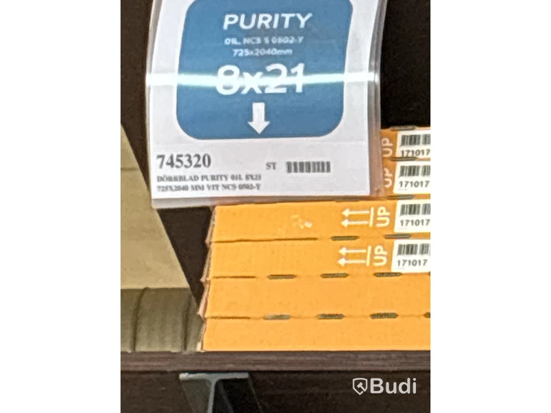 6 st. Innerdörr Swedoor Purity 01L 8X21, 745320
