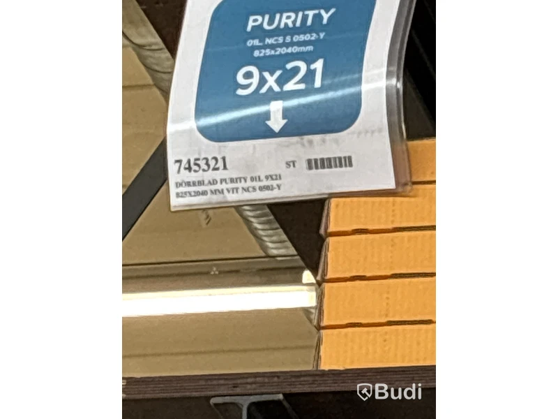 5 st. Innerdörr Swedoor Purity 01L 9X21, 745321