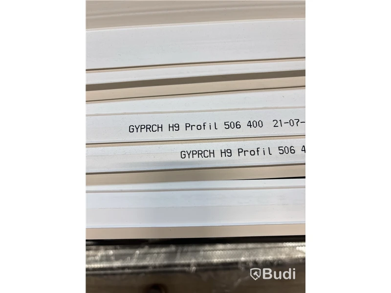 70 st. Profil Gyprch H9 H-PROFIL PVC 2700MM VIT, 295269