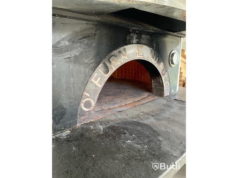 Napolitansk pizzaugn Di Vicino Forni, Biancorosso, 120 cm