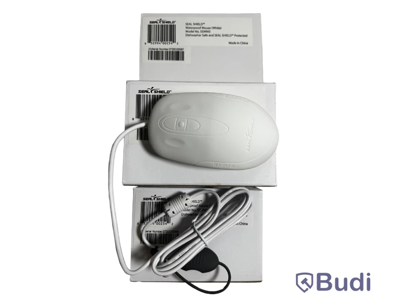 4 st. Mus Seal Shield Waterproof Mouse SSWM3, vit, USB