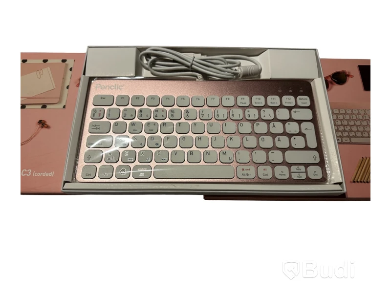 3 st. Tangentbord Penclic Mini C3, rosa