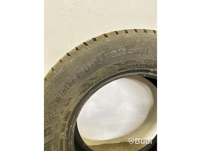 4 st. Vinterdäck, Kumho Winter PorTran CW51, 225/65R16C 112/110R