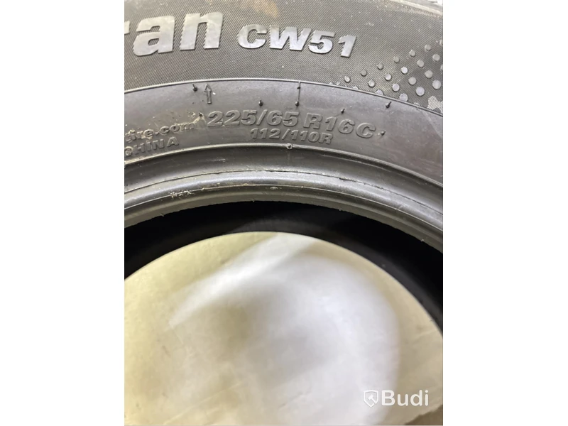 4 st. Vinterdäck, Kumho Winter PorTran CW51, 225/65R16C 112/110R