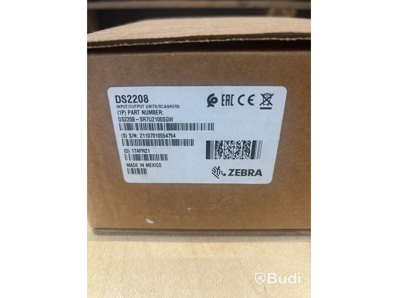 Streckkodsläsare Ny, Zebra DS2208