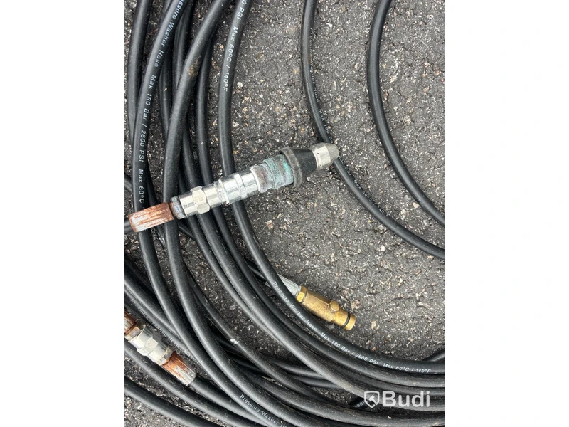 Trimmer, häcksax, spolslang med mera