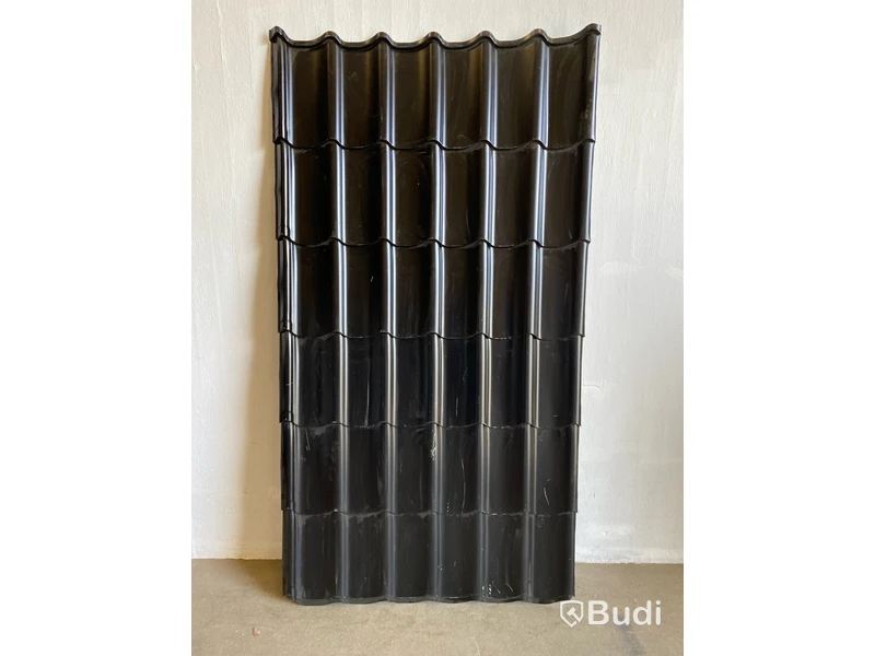 16,59 kvm PLÅTTAK ARECO STRATOS 0,50 MM SVART 1100X2150MM, 2,37 kvm