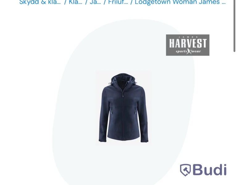 Softshelljacka James Harvest  Lodgetown Woman svart stl. xl