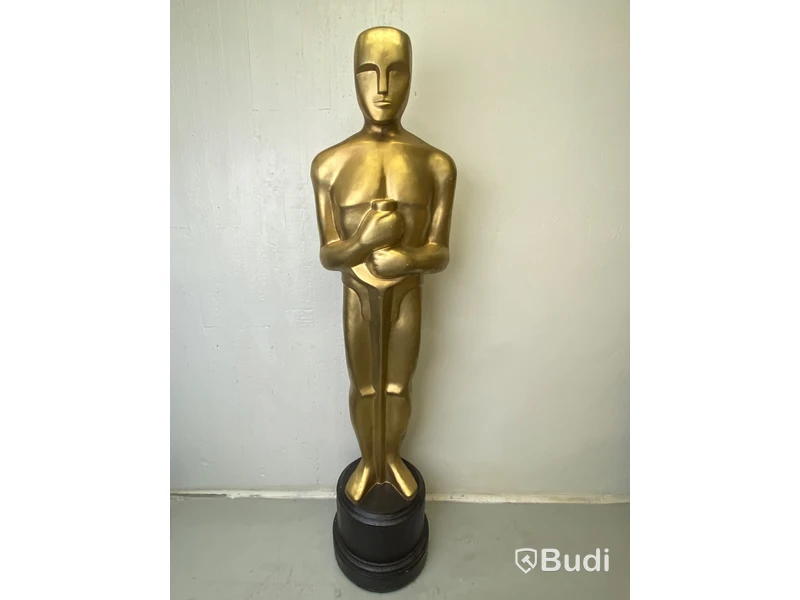 Oscarsstatyett 2,20m hög i skyddsfodral