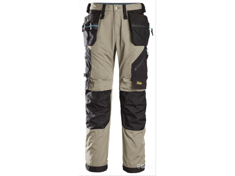 2 st. MIDJEBYXA SNICKERS 6210 KHAKI\/, SVART HF LW 37.5, STL. 156