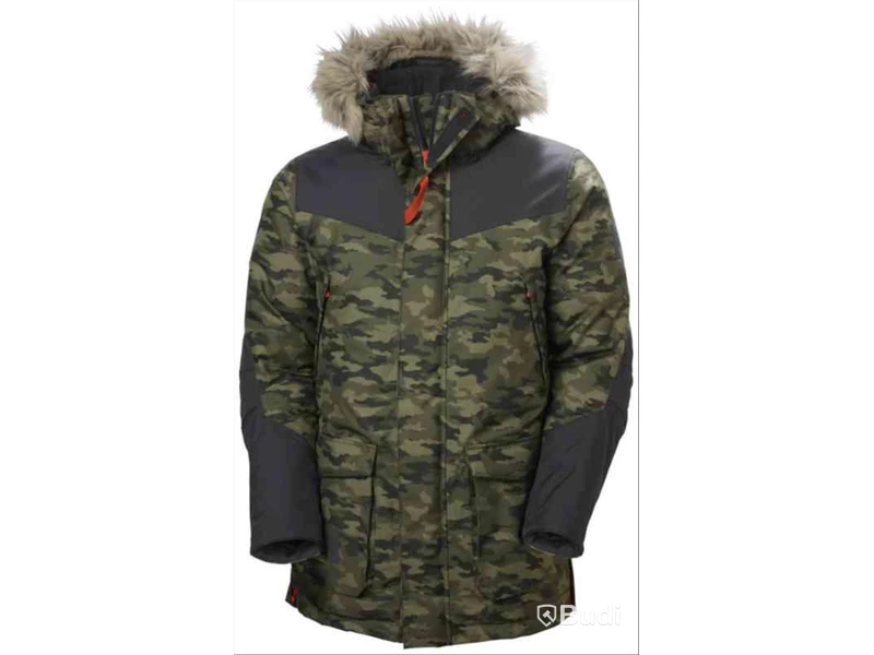 VINTERPARKAS HH 71362-481 CAMO, BIFROST STL. L