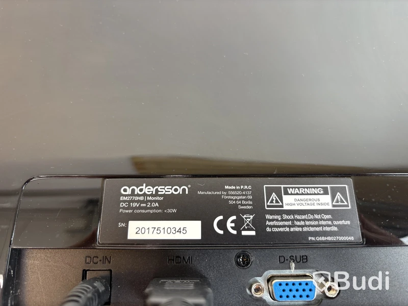 Datorskärm andersson EM2770HB, 27 tum