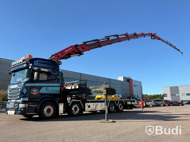 Bodbil Scania R490 8X2*6 -2015 | Hiab X-hipro 1058 E-7 | Jib 150x-6
