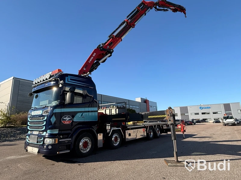 Bodbil Scania R490 8X2*6 -2015 | Hiab X-hipro 1058 E-7 | Jib 150x-6