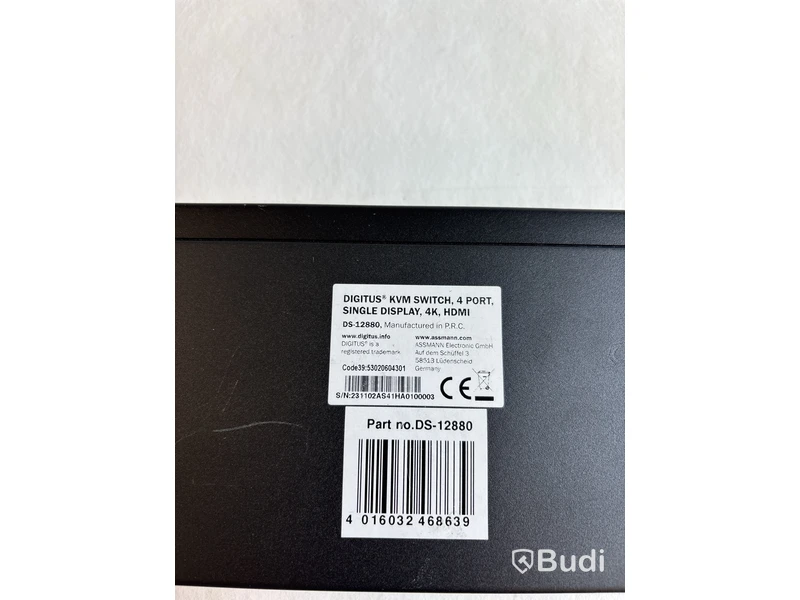 4-port 4K HDMI KVM Switch