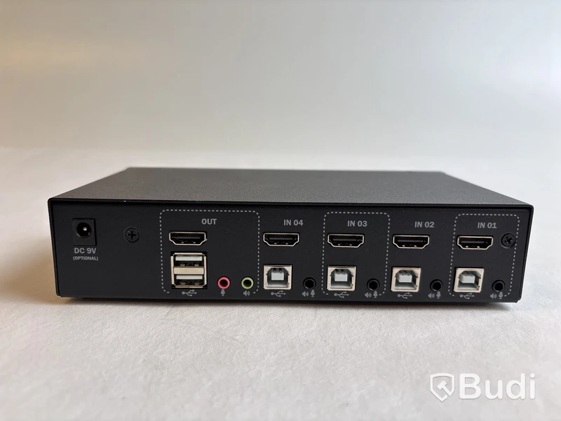 4-port 4K HDMI KVM Switch