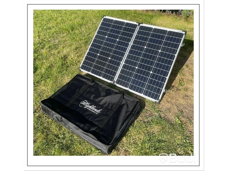 11 st. Solpanel 120 watt, 12 volt, vikbar