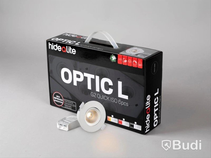 DOWNLIGHTS HIDEALITE,  6P 7,5W 640LM 3K V, OPTIC G2 QUICK ISO