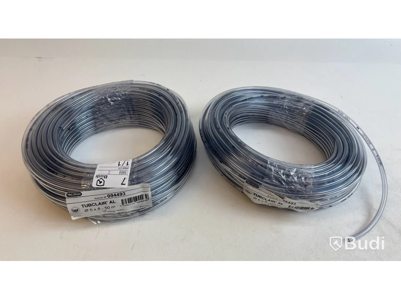 2 st. Slang Tubclair AL, omkrets 5 x 8, 50 m