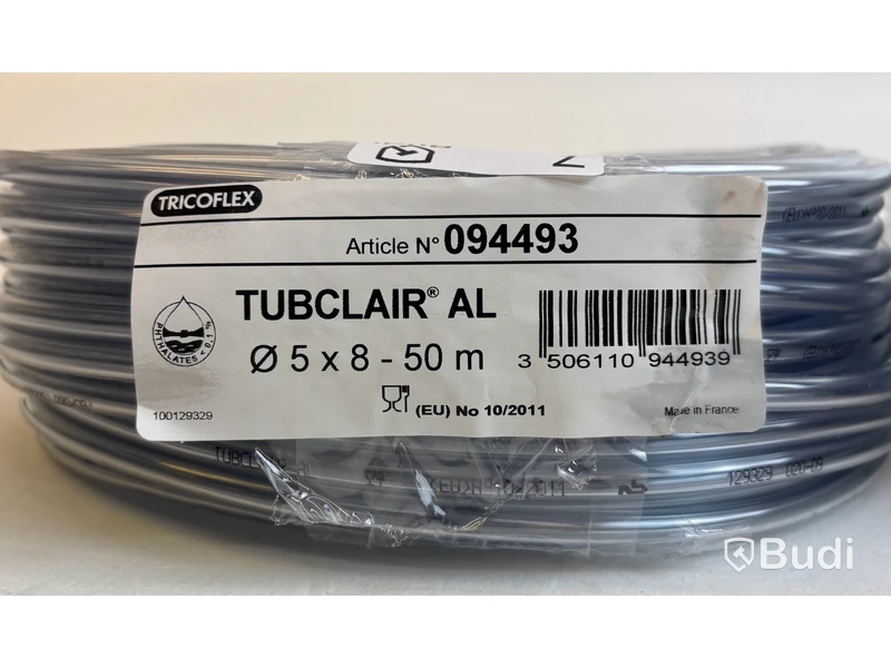 2 st. Slang Tubclair AL, omkrets 5 x 8, 50 m