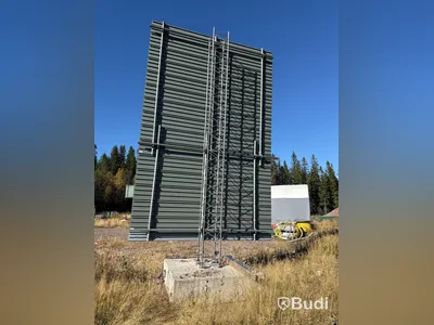 3 st skyltar med betongfundament