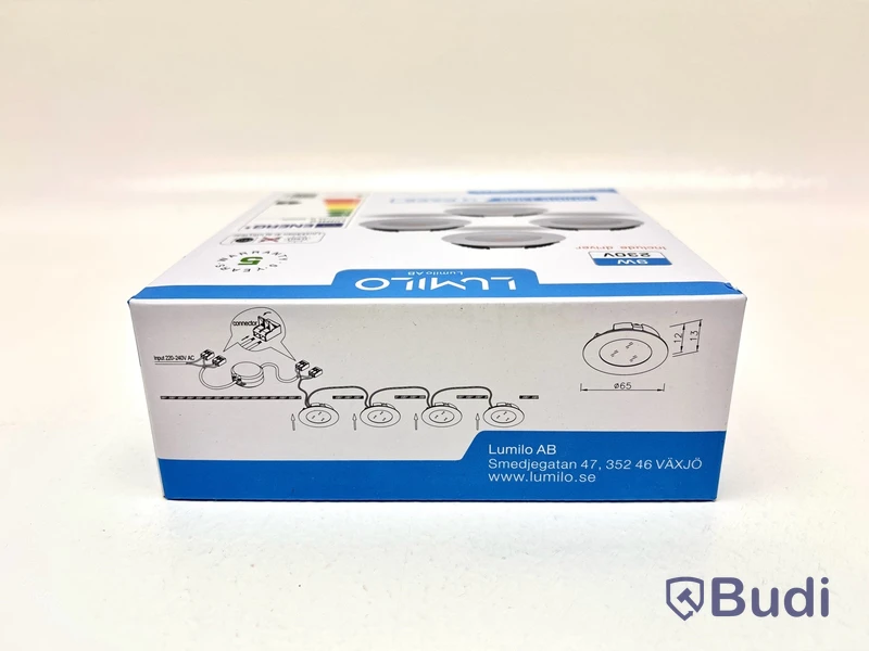 5 st. 4-pack LED-lampor Lumilo, Totum N 3000k, Quick Link