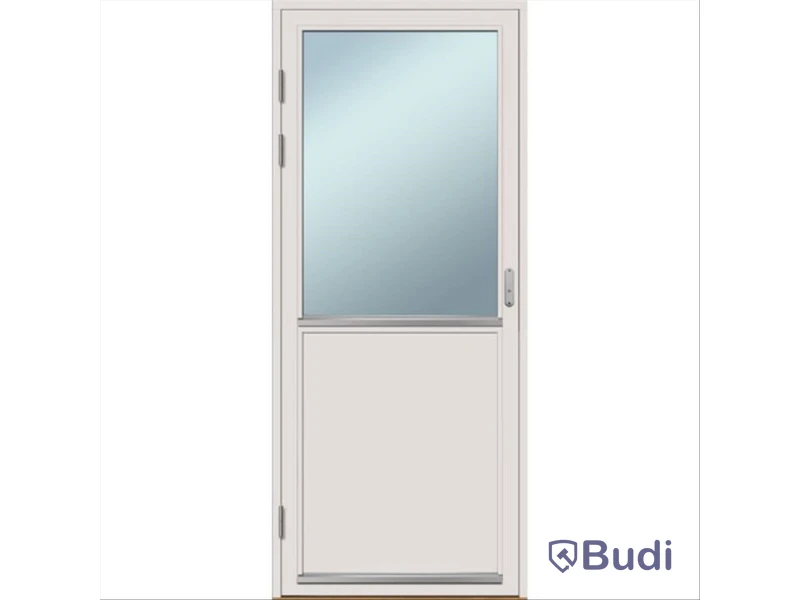 ALTANDÖRR SOLID ELEMENTS VHED 3-GLAS TRÄ VIT, 9X21, VÄNSTER