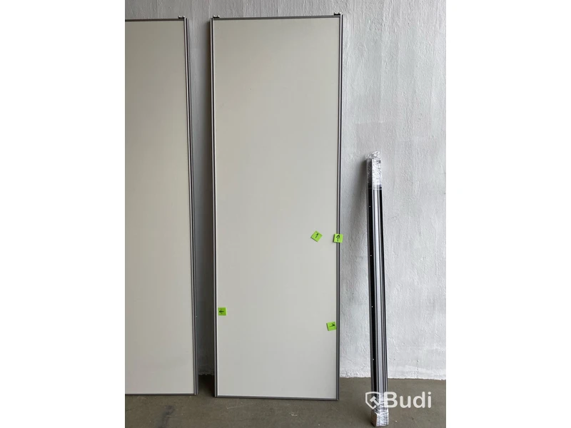 SKJUTDÖRR 1530X2355MM VIT 2-PACK