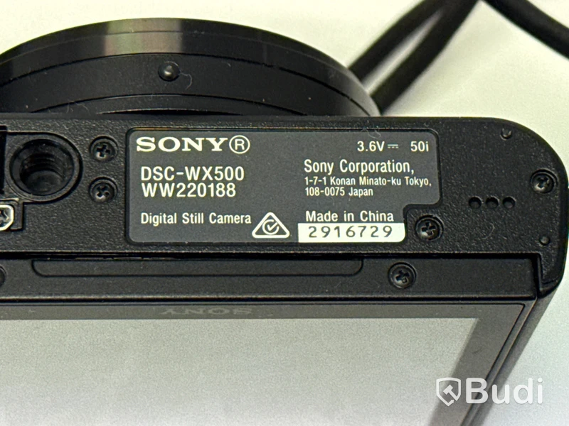 Sony WX500 kompaktkamera