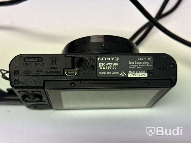 Sony WX500 kompaktkamera