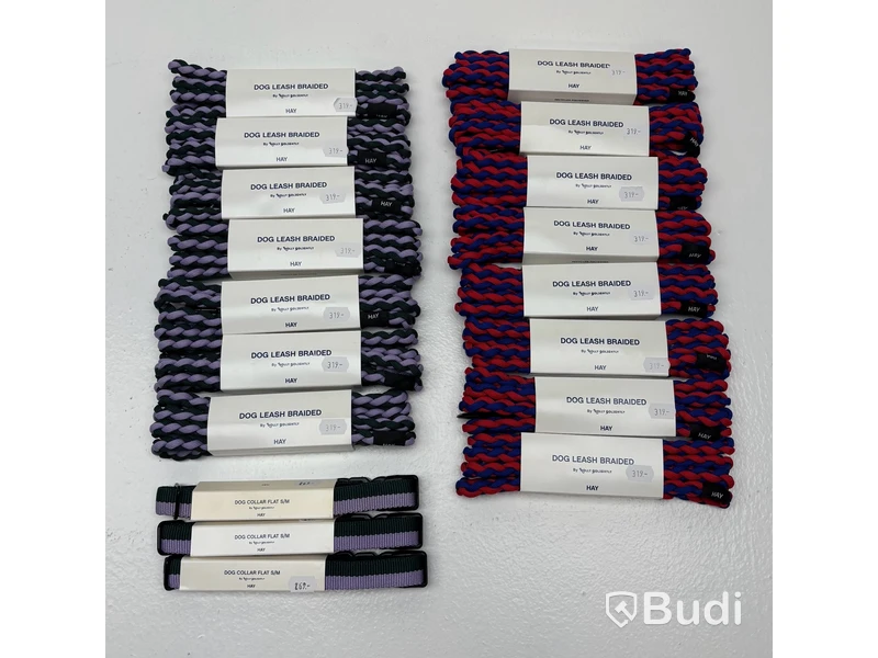 Diverse hundtillbehör HAY, Ord. pris inkl. moms: ca 5600 kr