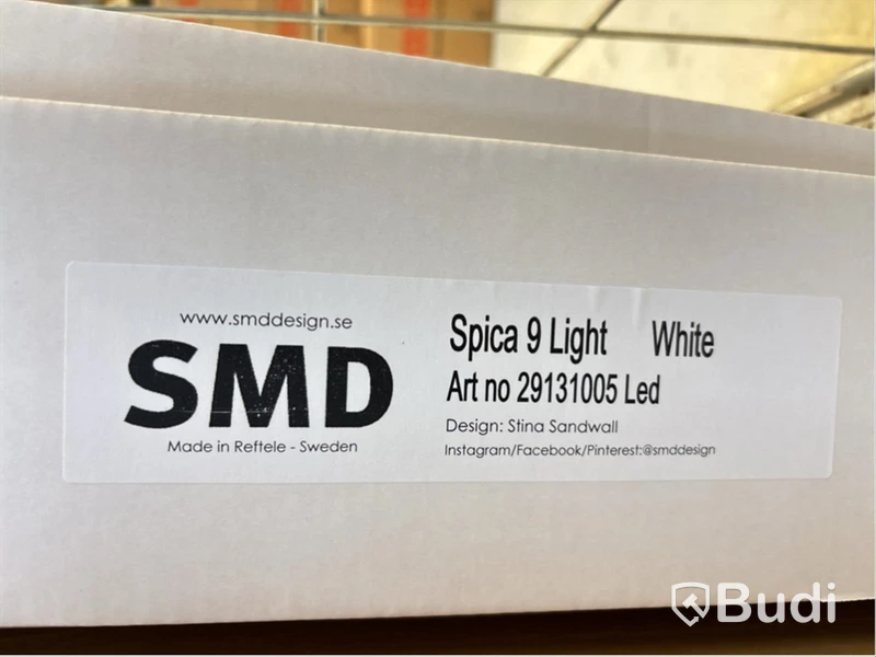 Adventsljusstake SMD Spica 9 light vit. Ord. pris inkl. moms: ca 2880 kr.