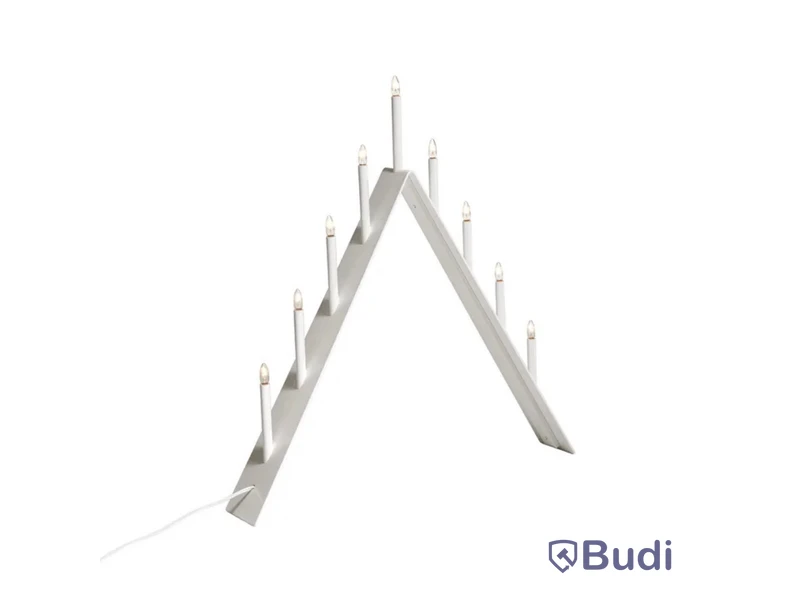 Adventsljusstake SMD Spica 9 light vit. Ord. pris inkl. moms: ca 2880 kr.