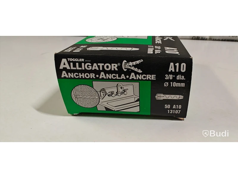 8 st förp, Alligatorplugg, Toggler, A10, 10mm, 50-pack
