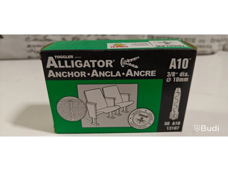 8 st förp, Alligatorplugg, Toggler, A10, 10mm, 50-pack