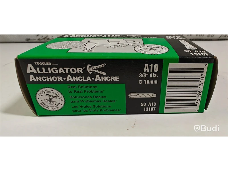 8 st förp, Alligatorplugg, Toggler, A10, 10mm, 50-pack