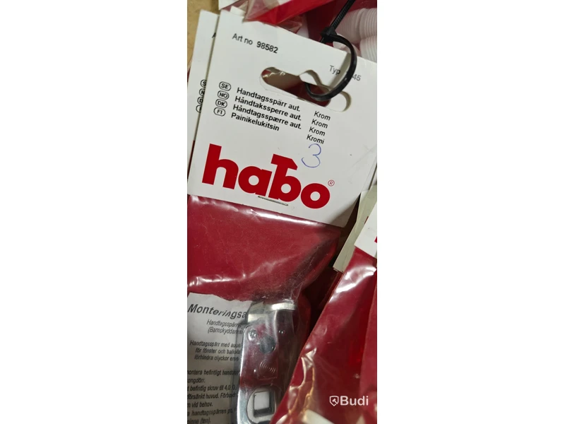Parti, fönsterbeslag, Habo, ASSA