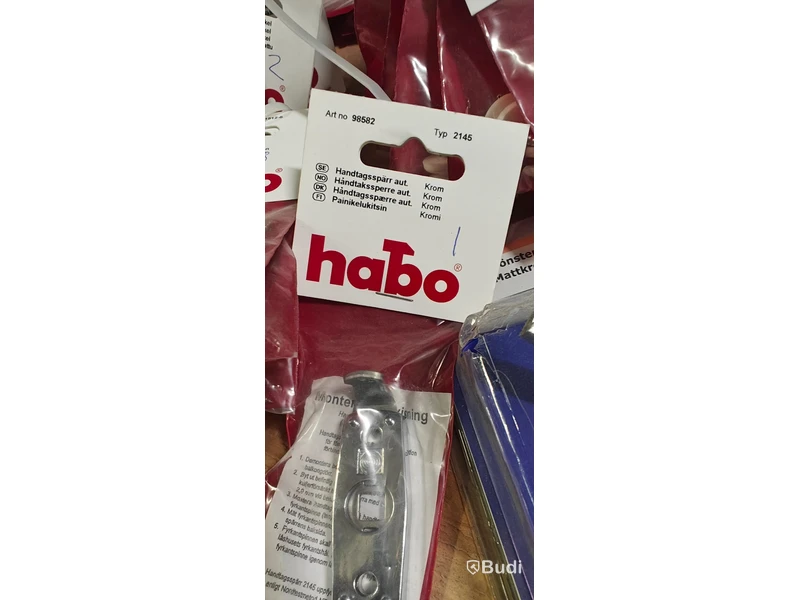 Parti, fönsterbeslag, Habo, ASSA