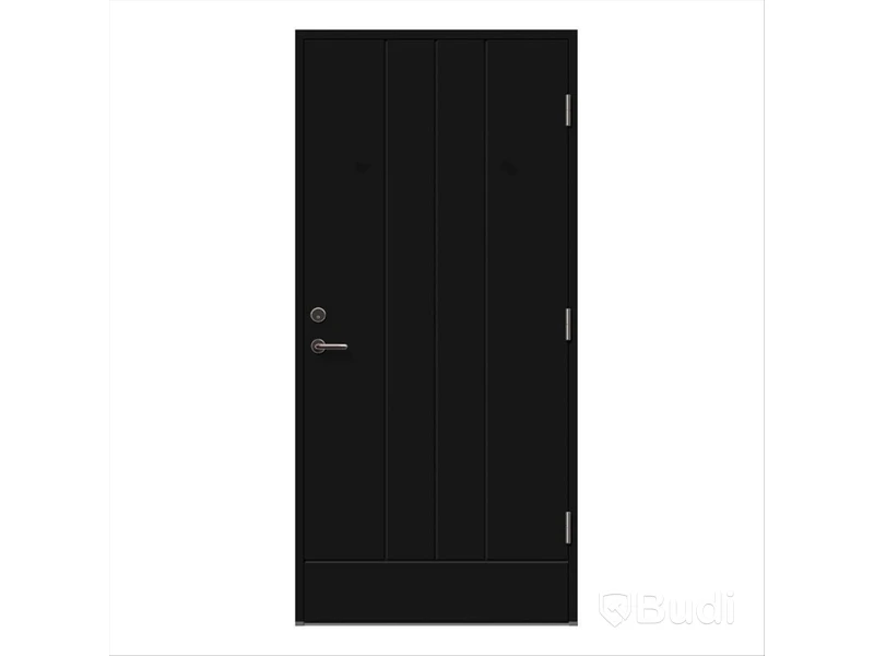YTTERDÖRR SOLID ELEMENTS YSTAD SVART 10X21 HÖGER